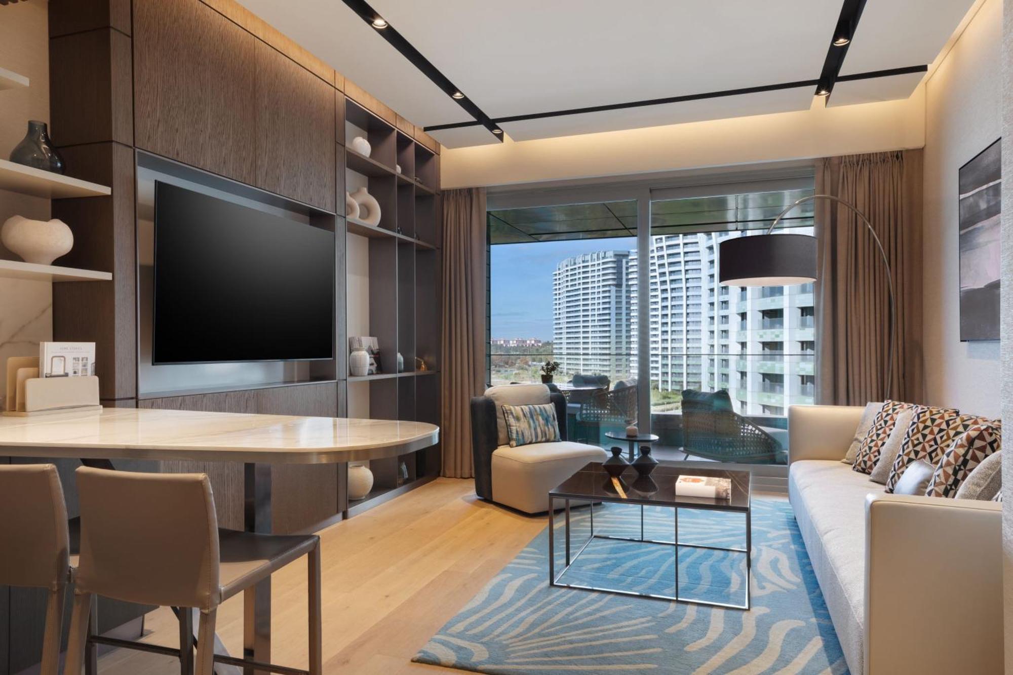 Jw Marriott Hotel Istanbul Marmara Sea Exterior foto A typical living room in a 2-bedroom apartment
